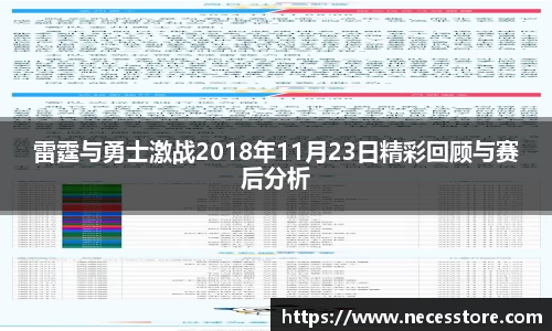 雷霆与勇士激战2018年11月23日精彩回顾与赛后分析